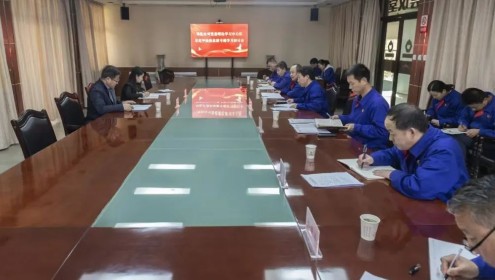 公司召開黨委理論學(xué)習(xí)中心組專題學(xué)習(xí)研討會(huì)